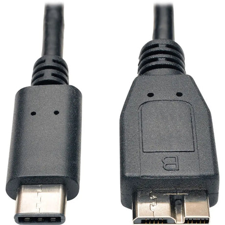 EATON Tripp Lite 3ft USB 3.1 Gen 2 USB-C to Micro-B Cable M/M 10 Gbps Fast Charge - USB for Smartphone, Hard Drive, Notebook, Tablet - 1.25 GB/s - 3 ft - 1 x Type C Male USB - 1 x Micro Type B Male USB - Ni...  - U426-003-G2