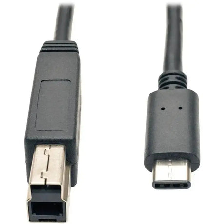 EATON Tripp Lite 3ft USB 3.1 Gen 2 USB-C to USB-B Cable 10 Gbps M/M Fast Charging - USB for Smartphone, Hard Drive, Hub, Notebook, Tablet - 1.25 GB/s - 2.95 ft - 1 x Type C Male USB - 1 x Type B Male USB - ...  - U422-003-G2