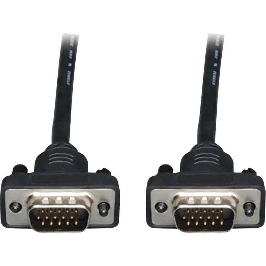 EATON Tripp Lite 3ft VGA Coax Monitor Cable Low Profile with RGB High Resolution HD15 M/M 3' - High Resolution cable with RGB coax (HD15 M/M) 3-ft. - P502-003-SM