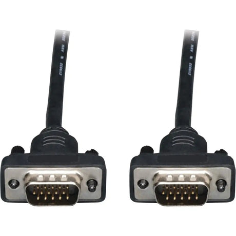 EATON Tripp Lite 3ft VGA Coax Monitor Cable Low Profile with RGB High Resolution HD15 M/M 3' - High Resolution cable with RGB coax (HD15 M/M) 3-ft. - P502-003-SM