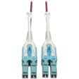 EATON Tripp Lite 3M 10Gb Duplex Multimode Fiber Patch Cable 50/125 OM4 LC/LC LSZH - Fiber Optic for Network Device - 12.50 GB/s - Patch Cable - 9.84 ft - 2 x LC Male Network - 2 x LC Male Network - 50/125 &...  - N821-03M-MG-T