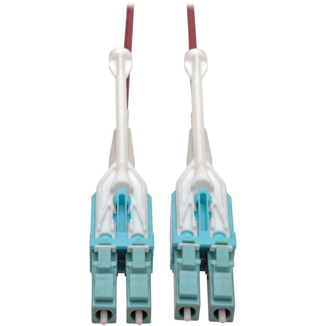 EATON Tripp Lite 3M 10Gb Duplex Multimode Fiber Patch Cable 50/125 OM4 LC/LC LSZH - Fiber Optic for Network Device - 12.50 GB/s - Patch Cable - 9.84 ft - 2 x LC Male Network - 2 x LC Male Network - 50/125 &...  - N821-03M-MG-T