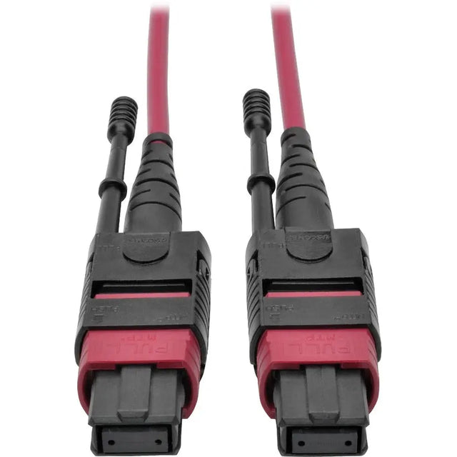 EATON Tripp Lite 3M MTP MPO Multimode Patch Cable 12 Fiber 40/100Gb OM4 50/ 125 CMP - Fiber Optic for Network Device - 5 GB/s - Patch Cable - 9.84 ft - 1 x MTP/MPO Female Network - 1 x MTP/MPO Female Networ...  - N845-03M-12-MG