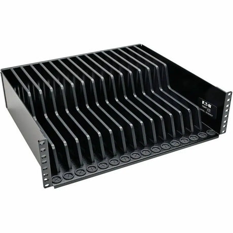 EATON Tripp Lite 3U Rack-Mount Tablet iPad Laptop Chromebook Storage Shelf for Racks - 19" 3U Wide Rack-mountable - Black - SR16SHELF