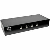 EATON Tripp Lite 4-Port DisplayPort KVM Switch w/Audio, Cables and USB 3.0 SuperSpeed Hub - 4 Computer(s) - 1 Local User(s) - 2560 x 1600 - 8 x USB - 5 x DisplayPort - B004-DPUA4-K