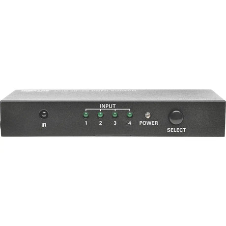 EATON Tripp Lite 4-Port HDMI Switch for Video & Audio 4K x 2K UHD 60 Hz w Remote - 3840 × 2160 - 4K - 4 x 1 - Display, Blu-ray Disc Player, Computer, Gaming Console, Satellite Receiver, DVR - 1 x HDMI Out - B119-004-UHD
