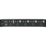 EATON Tripp Lite 4-Port HDMI/USB KVM Switch with Audio/Video and USB Peripheral Sharing - 4 Computer(s) - 1 Local User(s) - 1920 x 1200 - 8 x USB - 5 x HDMI - B004-HUA4-K