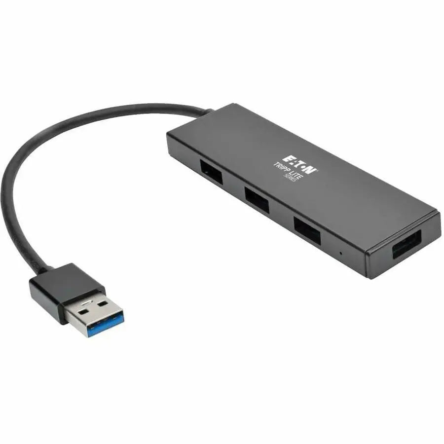 EATON Tripp Lite 4-Port Portable Slim USB 3.0 Superspeed Hub w/ Built In Cable - USB - External - 4 USB Port(s) - 4 USB 3.0 Port(s) - PC, Mac - U360-004-SLIM