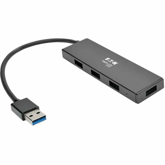 EATON Tripp Lite 4-Port Portable Slim USB 3.0 Superspeed Hub w/ Built In Cable - USB - External - 4 USB Port(s) - 4 USB 3.0 Port(s) - PC, Mac - U360-004-SLIM