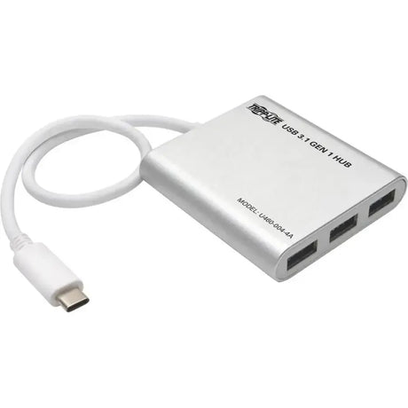 EATON Tripp Lite 4-Port USB 3.1 USB-C to USB-A Hub w/ USB-C Charging Port 5 Gbps Tablet Laptop - USB Type C - External - 4 USB Port(s) - 4 USB 3.0 Port(s) - U460-004-4A