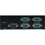 EATON Tripp Lite 4-Port VGA / SVGA Video Splitter Signal Booster High Resolution Video - 4 x D-Sub (HD-15) Monitor, 1 x D-Sub (HD-15) Computer - B114-004-R