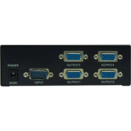 EATON Tripp Lite 4-Port VGA / SVGA Video Splitter Signal Booster High Resolution Video - 4 x D-Sub (HD-15) Monitor, 1 x D-Sub (HD-15) Computer - B114-004-R