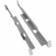 EATON Tripp Lite 4-Post Rack-Mount Shelf Kit Universal for Wallmount Racks 1U - 150 lb Load Capacity - Silver - 4POSTRAILKITWM