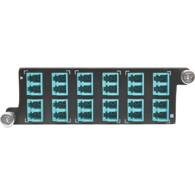 Tripp Lite 40Gb-10Gb Breakout Cassette x3 8-Fiber OM4 MTP/MPO to x12 Dup LC - 15 Port(s) - 12 x LC Port(s) - 3 x MT Port(s) - N484-3M8-LC12 EATON