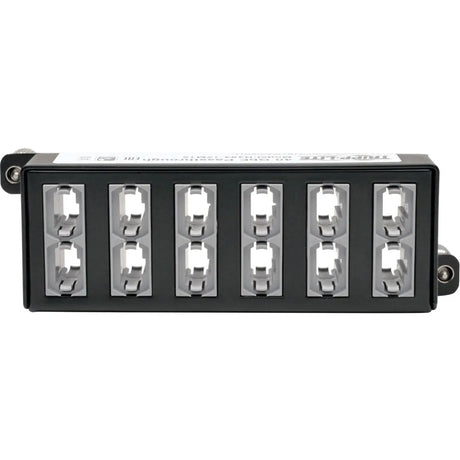 EATON Tripp Lite 40Gb High Density Pass-Through Cassette 12 12-Fiber MTP/MPO - (x12) 12-Fiber MTP/MPO - N484-12M12