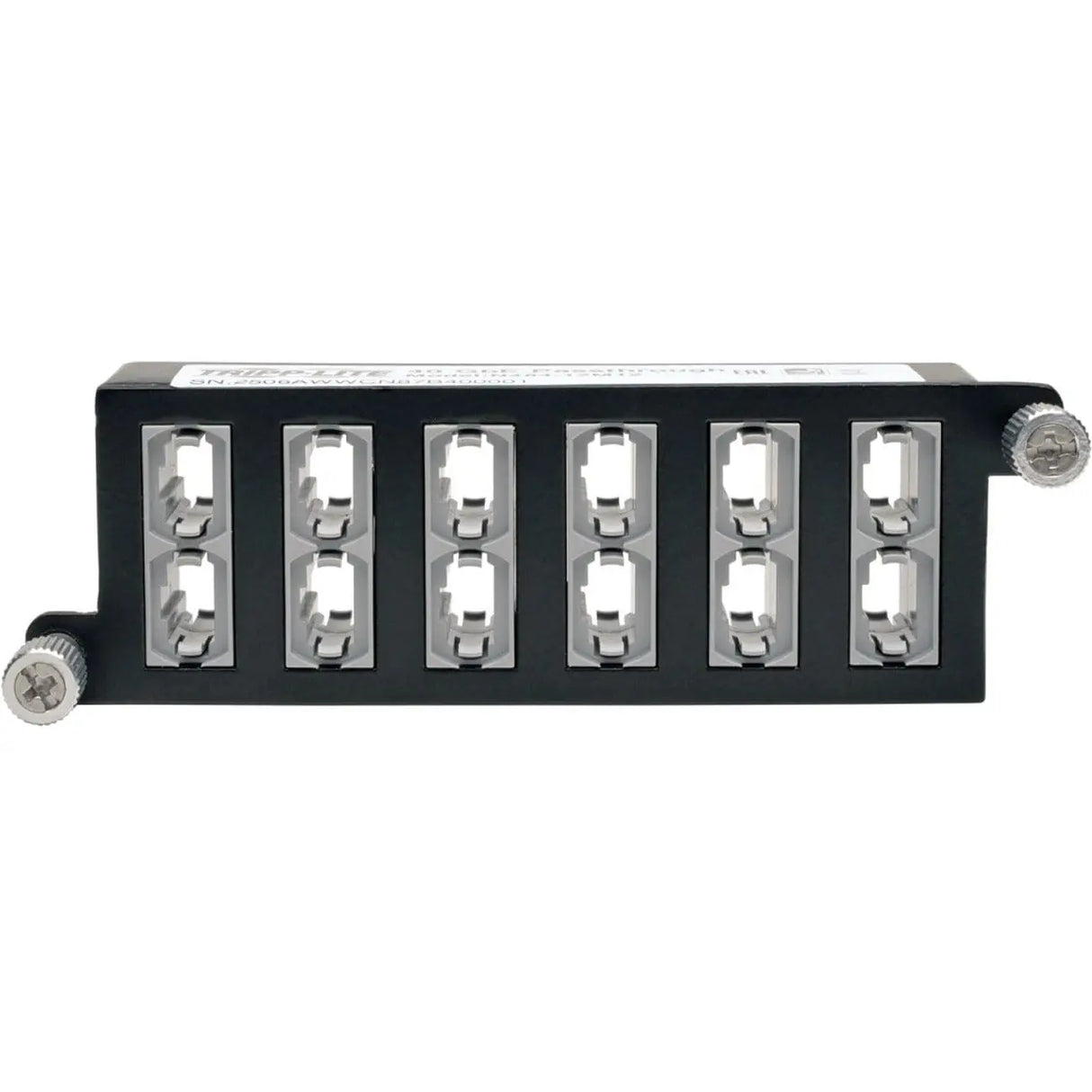 EATON Tripp Lite 40Gb High Density Pass-Through Cassette 12 12-Fiber MTP/MPO - (x12) 12-Fiber MTP/MPO - N484-12M12