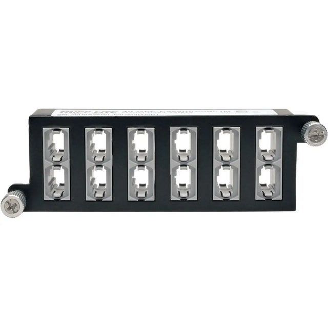 EATON Tripp Lite 40Gb High Density Pass-Through Cassette 12 12-Fiber MTP/MPO - (x12) 12-Fiber MTP/MPO - N484-12M12