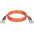EATON Tripp Lite 46M Duplex Multimode 62.5/125 Fiber Optic Patch Cable SC/SC 150' 150ft 46 Meter - SC Male - SC Male - 150.92ft - Orange - N306-46M