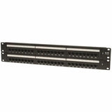 EATON Tripp Lite 48-Port Cat5e Cat5 Rackmount Patch Panel 568B 110 Punch 2URM TAA - 568B, RJ45 Ethernet" - N052-048