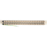 EATON Tripp Lite 48-Port Cat6a Patch Panel Rackmount Shielded Feedthrough RJ45 1U - 48 Port(s) - 48 x RJ-45 - 1U High - Rack-mountable - N254-048-SH-6A