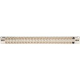 EATON Tripp Lite 48-Port Cat6a Patch Panel Rackmount Shielded Feedthrough RJ45 1U - 48 Port(s) - 48 x RJ-45 - 1U High - Rack-mountable - N254-048-SH-6A