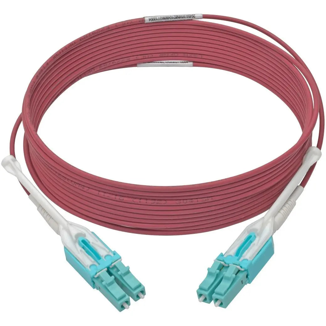 EATON Tripp Lite 4M 10Gb Duplex Multimode Fiber Patch Cable 50/125 OM4 LC/LC LSZH - Fiber Optic for Network Device - 12.50 GB/s - Patch Cable - 13.12 ft - 2 x LC Male Network - 2 x LC Male Network - 50/125 ...  - N821-04M-MG-T