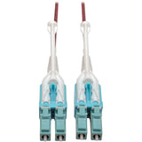 EATON Tripp Lite 4M 10Gb Duplex Multimode Fiber Patch Cable 50/125 OM4 LC/LC LSZH - Fiber Optic for Network Device - 12.50 GB/s - Patch Cable - 13.12 ft - 2 x LC Male Network - 2 x LC Male Network - 50/125 ...  - N821-04M-MG-T