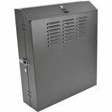 EATON Tripp Lite 4U Wall Mount Low Profile Secure Rack Enclosure Cabinet Vertical - For Patch Panel, LAN Switch - 4U Rack Height x 19" Rack Width x 20" Rack Depth - Wall Mountable - Black Powder Coat - Stee - SRWF4U