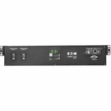 EATON Tripp Lite 5.8kW 208/240V Single-Phase ATS/Monitored PDU - 16 C13, 2 C19 & 1 L6-30R Outlets, Dual L6-30P Inputs, 10 ft. Cords, 2U, TAA - Monitored - NEMA L6-30P - 16 x IEC 60320 C13, 2 x IEC 60320 C19...  - PDUMNH30HVAT2
