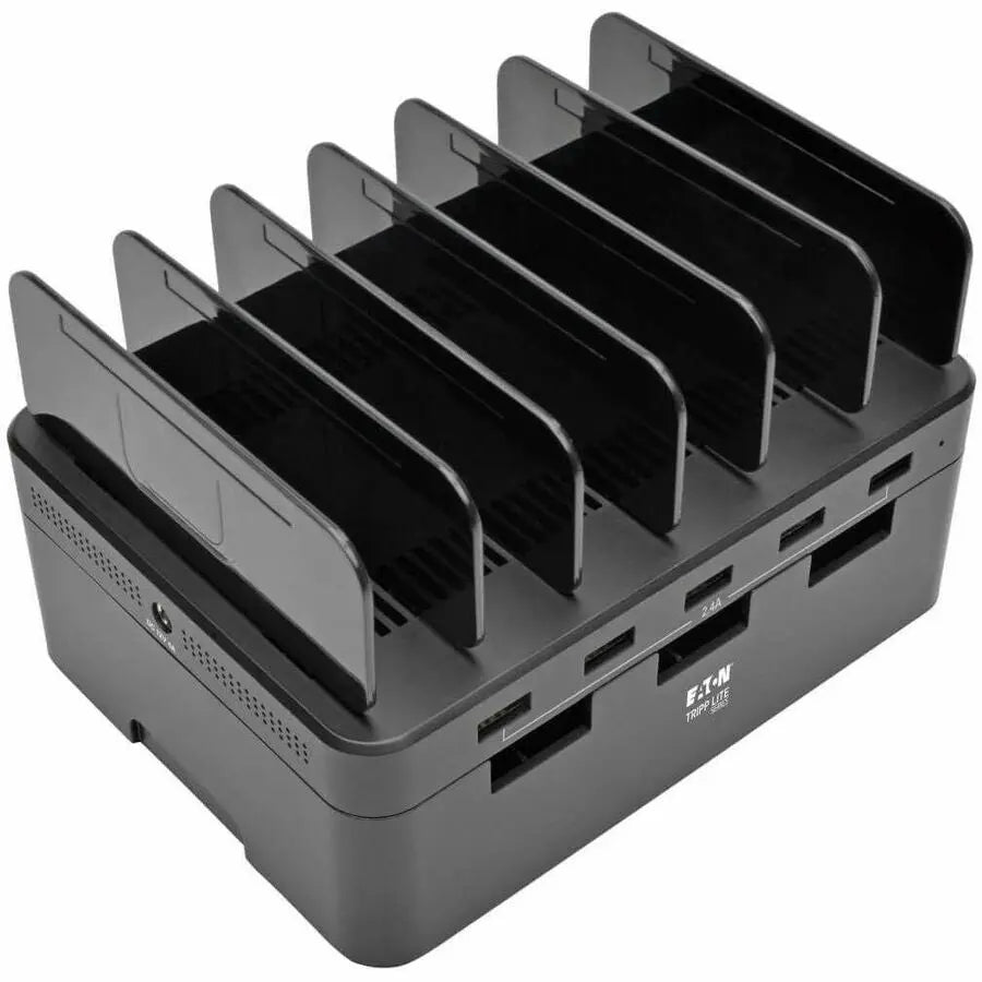 EATON Tripp Lite 5-Port USB Fast Charging Station Hub/ Device Organizer 12V4A 48W - 48 W Output Power - 120 V AC, 230 V AC Input Voltage - 5 V DC Output Voltage - 2.40 A Output Current - U280-005-ST