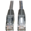EATON Tripp Lite 50ft Cat6 Gig Plenum Snagless Molded Patch Cable RJ45 Gray 50' - 50ft - 1 x RJ-45 Male - 1 x RJ-45 Male - Gray - N201-050-GY-P
