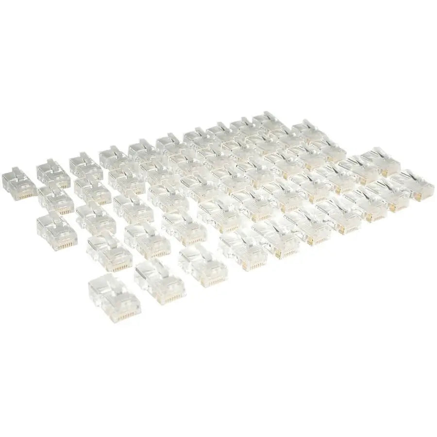 EATON Tripp Lite 50PK Cat5e Cat5 RJ45 Modular Connectors for Stranded Cat5e Cable - RJ-45 - N031-050