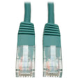 EATON Tripp Lite 5ft Cat5e / Cat5 350MHz Molded Patch Cable RJ45 M/M Green 5' - 5ft - 1 x RJ-45 Male - 1 x RJ-45 Male - Green - N002-005-GN