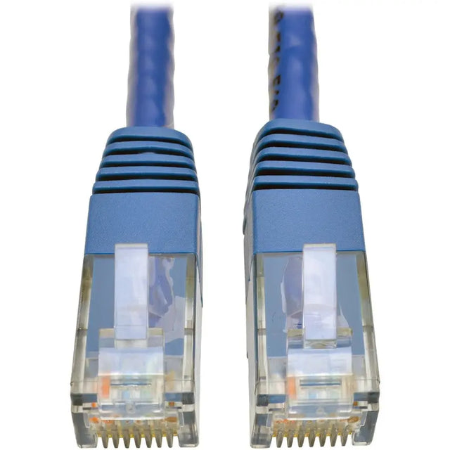 EATON Tripp Lite 5ft Cat6 Gigabit Molded Patch Cable RJ45 M/M 550MHz 24 AWG Blue - 5 ft Category 6 Network Cable for Network Device, Router, Modem, Blu-ray Player, Printer, Computer - First End: 1 x RJ-45 N...  - N200-005-BL