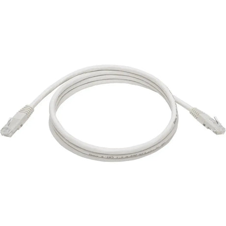EATON Tripp Lite 5ft Cat6 Gigabit Molded Patch Cable RJ45 M/M 550MHz 24 AWG White - Category 6 for Network Device, Router, Modem, Blu-ray Player, Printer, Computer - 128 MB/s - Patch Cable - 5 ft - 1 x RJ-4...  - N200-005-WH