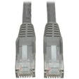 EATON Tripp Lite 5ft Cat6 Gigabit Snagless Molded Patch Cable RJ45 M/M Gray 5' - 5ft - 1 x RJ-45 Male - 1 x RJ-45 Male - Gray - N201-005-GY