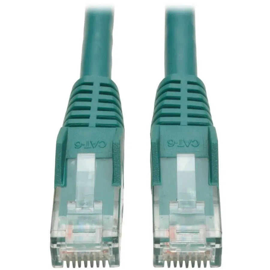 Tripp Lite 5ft Cat6 Gigabit Snagless Molded Patch Cable RJ45 M/M Green 5' - 5ft - 1 x RJ-45 Male - 1 x RJ-45 Male - Green - N201-005-GN EATON