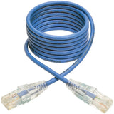 EATON Tripp Lite 5ft Cat6 Gigabit Snagless Molded Slim UTP Patch Cable RJ45 M/M Blue 5' - 5 ft Category 6 Network Cable for Network Device, Switch, Router, Server, Modem, Printer, Computer - First End: 1 x ...  - N201-S05-BL