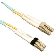 EATON Tripp Lite 5M 10Gb Duplex Multimode 50/125 OM3 LSZH Fiber Optic Patch Cable LC/LC Aqua 16' 16ft 5 Meter - 16.40 ft Fiber Optic Network Cable for Network Device - First End: 2 x LC Network - Male - Sec...  - N836-05M