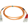 EATON Tripp Lite 5M Duplex Multimode 50/125 Fiber Optic Patch Cable LC/SC 16' 16ft 5 Meter - LC Male - SC Male - 16.4ft - N516-05M