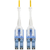 EATON Tripp Lite 5M Duplex SMF 9/125 Uniboot Fiber Optic Patch Cable LC/LC 16' - Fiber Optic for Patch Panel, Switch, Network Device - 1.25 GB/s - Patch Cable - 16.40 ft - 2 x LC Male Network - 2 x LC Male ...  - N370-05M-T