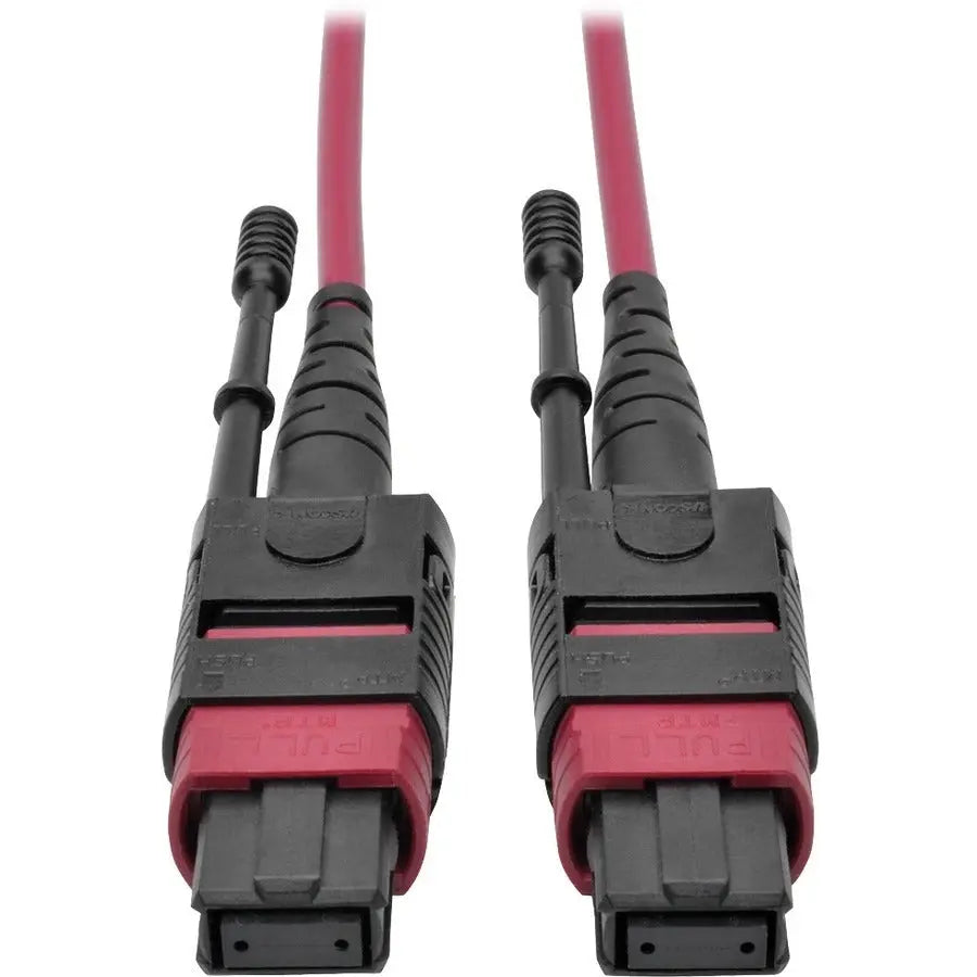 EATON Tripp Lite 5M MTP MPO Multimode Patch Cable 12 Fiber 40/100Gb OM4 50/ 125 CMP - Fiber Optic for Network Device - 5 GB/s - Patch Cable - 16.40 ft - 1 x MTP/MPO Female Network - 1 x MTP/MPO Female Netwo...  - N845-05M-12-MG