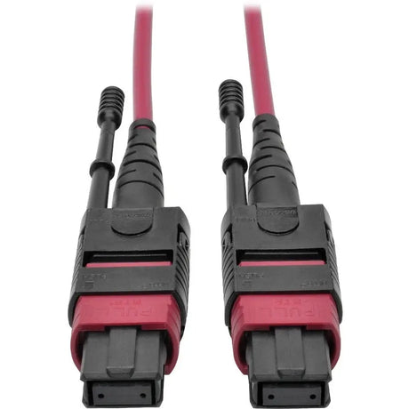 EATON Tripp Lite 5M MTP MPO Multimode Patch Cable 12 Fiber 40/100Gb OM4 50/ 125 CMP - Fiber Optic for Network Device - 5 GB/s - Patch Cable - 16.40 ft - 1 x MTP/MPO Female Network - 1 x MTP/MPO Female Netwo...  - N845-05M-12-MG