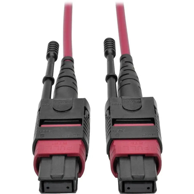 EATON Tripp Lite 5M MTP MPO Multimode Patch Cable 12 Fiber 40/100Gb OM4 50/ 125 CMP - Fiber Optic for Network Device - 5 GB/s - Patch Cable - 16.40 ft - 1 x MTP/MPO Female Network - 1 x MTP/MPO Female Netwo...  - N845-05M-12-MG