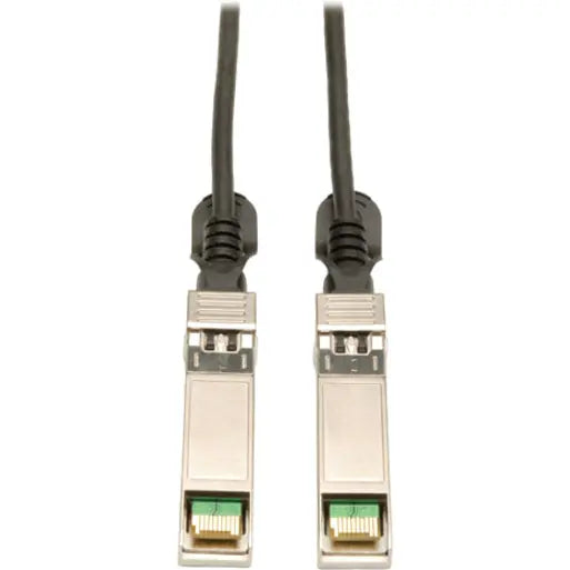 EATON Tripp Lite 5M SFP+ 10Gbase-CU Twinax Passive Copper Cable SFP-H10GB-CU5M Compatible Black 16ft 16' - for Network Device - 16.40 ft - 1 x SFF-8431 SFP+ - 1 x SFF-8431 SFP+ - Black - N280-05M-BK
