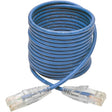 EATON Tripp Lite 6ft Cat6 Gigabit Snagless Molded Slim UTP Patch Cable RJ45 M/M Blue 6' - 6 ft Category 6 Network Cable for Network Device, Switch, Router, Server, Modem, Printer, Computer - First End: 1 x ...  - N201-S06-BL