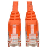EATON Tripp Lite 6ft Cat6 Snagless Molded Patch Cable UTP Orange RJ45 M/M 6' - Category 6 for Switch, Hub, Network Device, Router, Modem, Server, Network Adapter - 128 MB/s - Patch Cable - 6 ft - 1 x RJ-45 ...  - N201-006-OR
