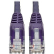 EATON Tripp Lite 6ft Cat6 Snagless Molded Patch Cable UTP Purple RJ45 M/M 6' - Category 6 for Switch, Hub, Network Device, Router, Modem, Server, Network Adapter - 128 MB/s - Patch Cable - 6 ft - 1 x RJ-45 ...  - N201-006-PU