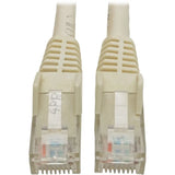 EATON Tripp Lite 6ft Cat6 Snagless Molded Patch Cable UTP White RJ45 M/M 6' - Category 6 for Switch, Hub, Network Device, Router, Modem, Server, Network Adapter - 128 MB/s - Patch Cable - 6 ft - 1 x RJ-45 M...  - N201-006-WH