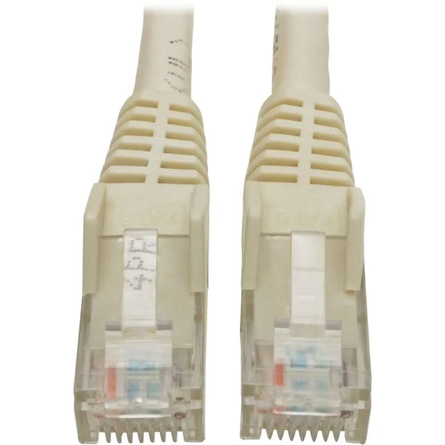 EATON Tripp Lite 6ft Cat6 Snagless Molded Patch Cable UTP White RJ45 M/M 6' - Category 6 for Switch, Hub, Network Device, Router, Modem, Server, Network Adapter - 128 MB/s - Patch Cable - 6 ft - 1 x RJ-45 M...  - N201-006-WH